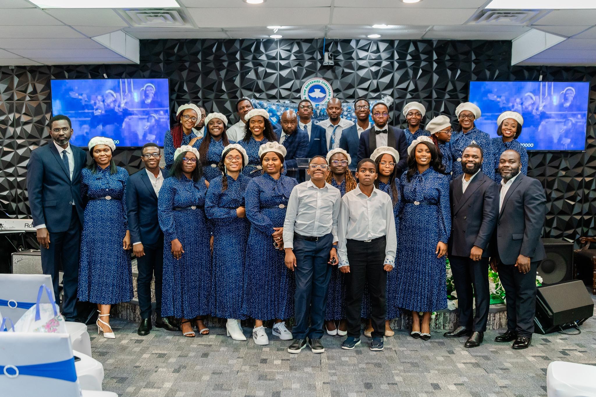 The FoF choir leading worship
